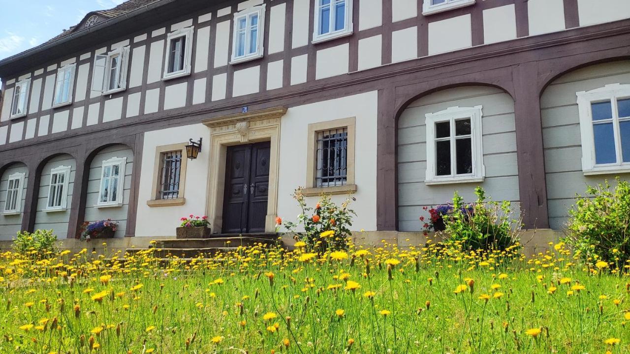 Komfort-Ferienwohnung "Zur Schmiedebruecke" Großschönau エクステリア 写真